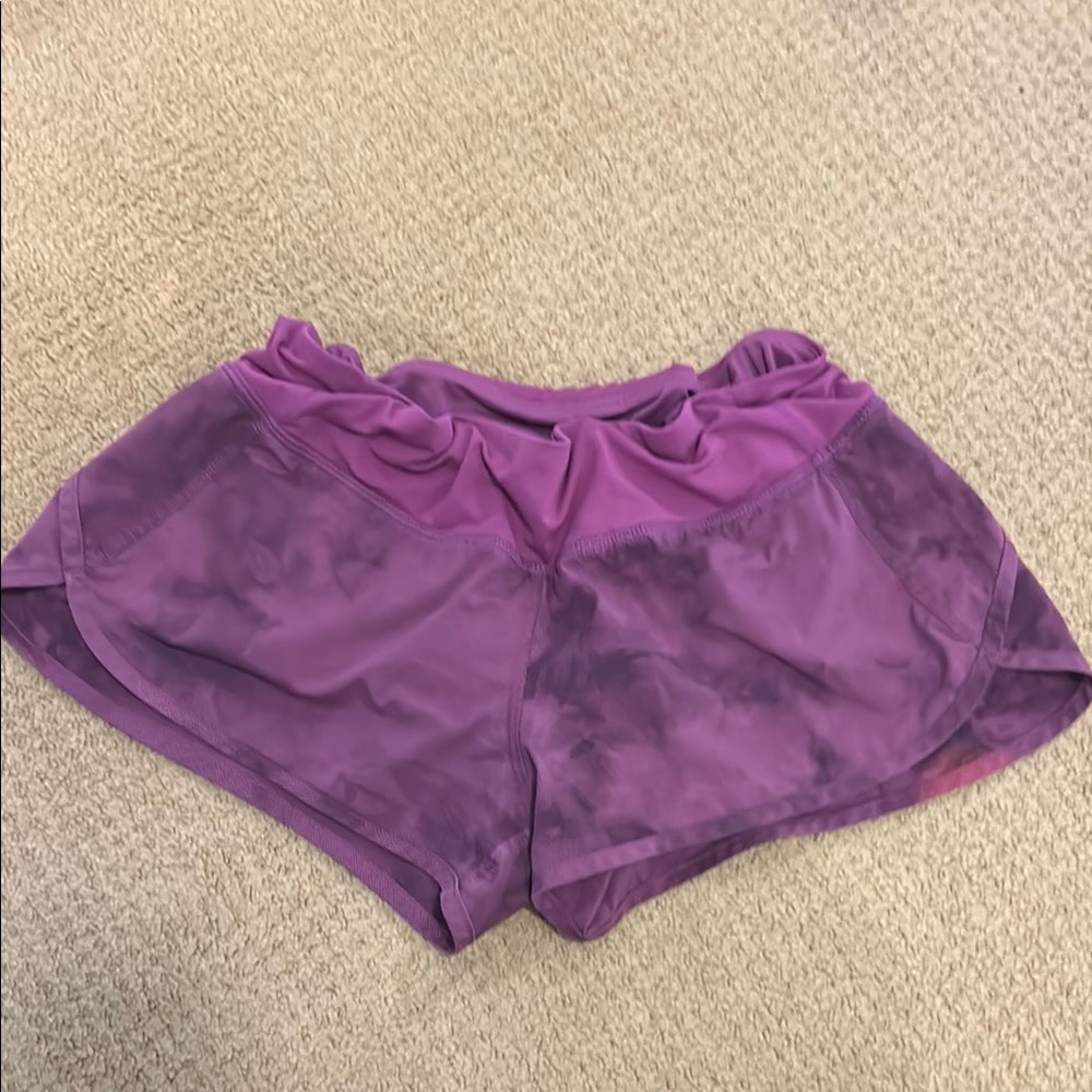 Lululemon Purple Tie-Dye Shorts size 6